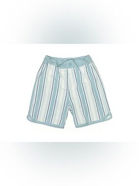 Minnow boys freshwater stripe board shorts, size 9/10 EUC